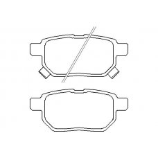 MDB2925 MINTEX Комплект тормозных колодок, дисковый тормоз