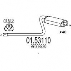 01.53110 MTS Средний глушитель выхлопных газов