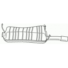 45660 SIGAM Глушитель выхлопных газов конечный