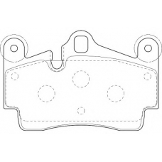 WBP23694A WAGNER LOCKHEED Комплект тормозных колодок, дисковый тормоз