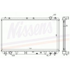 64758 NISSENS Охладитель, охлаждение двигателя