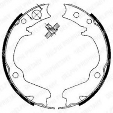 LS1899 DELPHI Комплект тормозных колодок, стояночная тормозная с