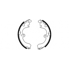 8DB 355 000-241 HELLA Комплект тормозных колодок