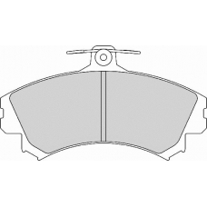 FD7151A NECTO Комплект тормозных колодок, дисковый тормоз