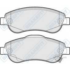 PD3320 APEC Комплект тормозных колодок, дисковый тормоз