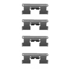 BFK762 QUINTON HAZELL Комплектующие, колодки дискового тормоза