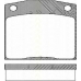 8110 40017 TRISCAN Комплект тормозных колодок, дисковый тормоз