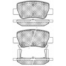 20097 BSF Комплект тормозных колодок, дисковый тормоз
