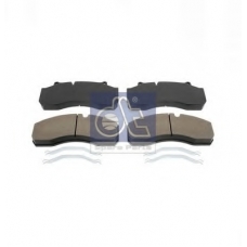 10.34125 DIESEL TECHNIC Комплект тормозных колодок, дисковый тормоз