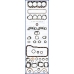 50068000 AJUSA Комплект прокладок, двигатель