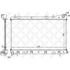 10-26641-SX STELLOX Радиатор, охлаждение двигателя
