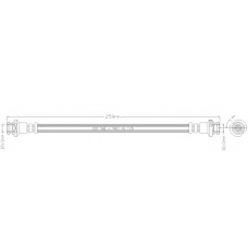 3076 REMKAFLEX Тормозной шланг