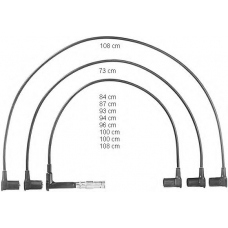 0300890598 BERU Комплект проводов зажигания