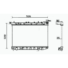 RM0164 EQUAL QUALITY Радиатор, охлаждение двигателя