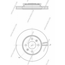 K330A31 NPS Тормозной диск