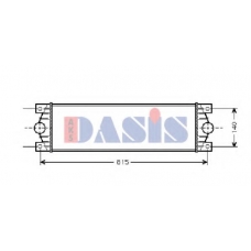 187200N AKS DASIS Интеркулер
