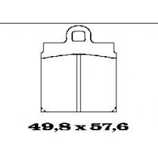 BL1010A1 FTE Комплект тормозных колодок, дисковый тормоз