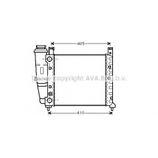 FTA2076 AVA Радиатор, охлаждение двигателя