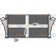 8ML 376 899-171 HELLA Интеркулер