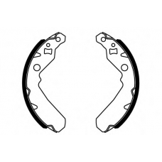 S952 SIMER Комплект тормозных колодок