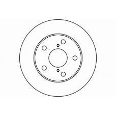 MDC1172 MINTEX Тормозной диск