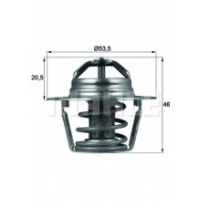 TX 91 89D MAHLE Термостат, охлаждающая жидкость