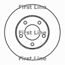 FBD803 FIRST LINE Тормозной диск