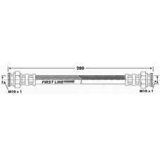 FBH6003 FIRST LINE Тормозной шланг