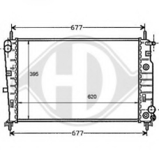 8110180 DIEDERICHS Радиатор, охлаждение двигателя
