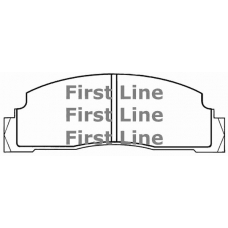 FBP1124 FIRST LINE Комплект тормозных колодок, дисковый тормоз