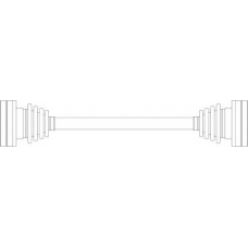 WW3072 General Ricambi Приводной вал