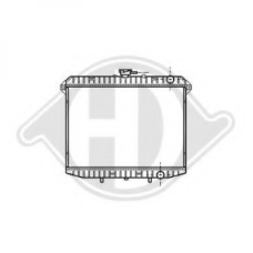 8608205 DIEDERICHS Радиатор, охлаждение двигателя