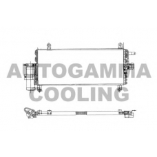 102638 AUTOGAMMA Конденсатор, кондиционер