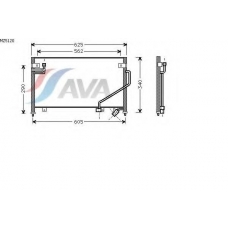 MZ5120 AVA Конденсатор, кондиционер