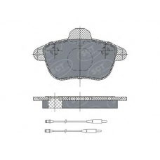SP 295 SCT Комплект тормозных колодок, дисковый тормоз