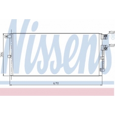 94916 NISSENS Конденсатор, кондиционер
