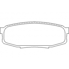 MDB2936 MINTEX Комплект тормозных колодок, дисковый тормоз