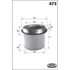 EL3979 MECAFILTER Воздушный фильтр