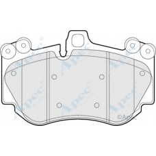 PAD1483 APEC Комплект тормозных колодок, дисковый тормоз