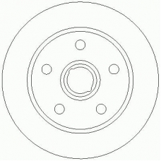D2343 ROULUNDS Тормозной диск