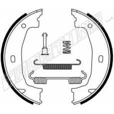 019.028K TRUSTING Комплект тормозных колодок, стояночная тормозная с
