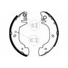 GS8539 TRW Комплект тормозных колодок
