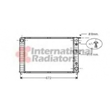 60592089 SCHLIECKMANN Радиатор, охлаждение двигателя