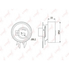 PB-1136 LYNX Ролик ремня грм vw polo/golf/v