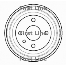 FBR691 FIRST LINE Тормозной барабан