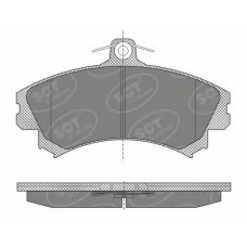 SP 602 SCT Комплект тормозных колодок, дисковый тормоз