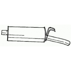 50668 SIGAM Глушитель выхлопных газов конечный