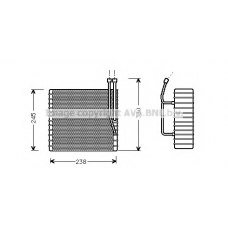 JEV012 Prasco Испаритель, кондиционер
