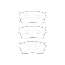 WBP23507A WAGNER LOCKHEED Комплект тормозных колодок, дисковый тормоз