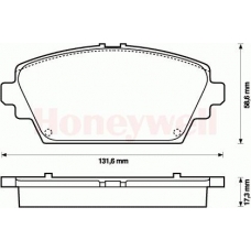572428S STOP Комплект тормозных колодок, дисковый тормоз